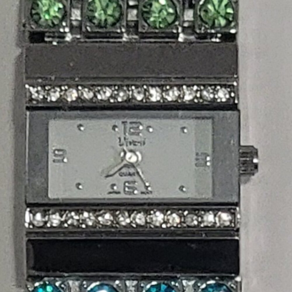 Vintage Vivani Rhinestone Ladies Watch - Picture 4 of 8